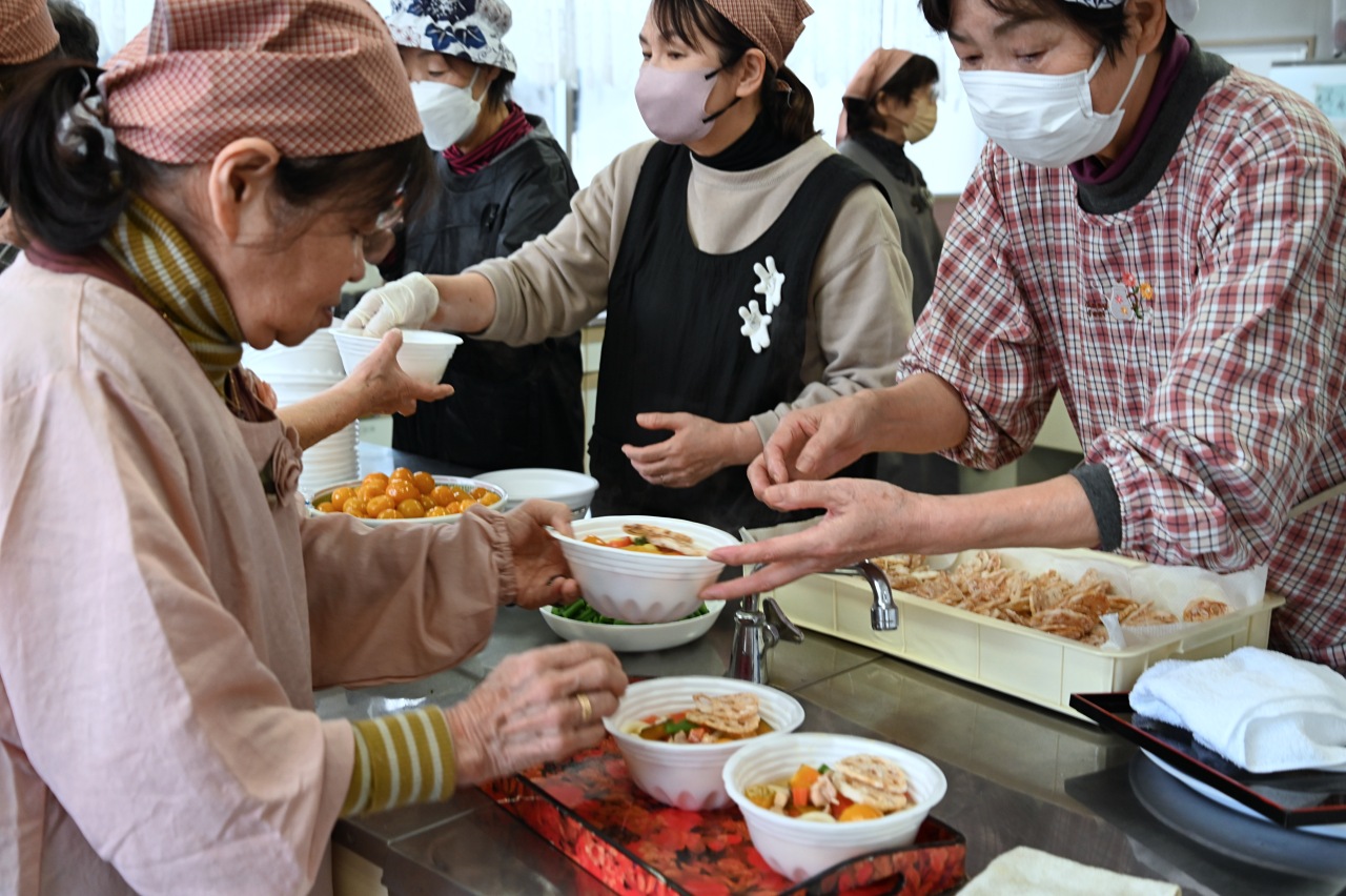 七草飩作り