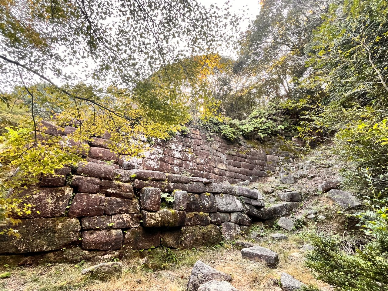 御所ヶ谷神籠石_中門跡